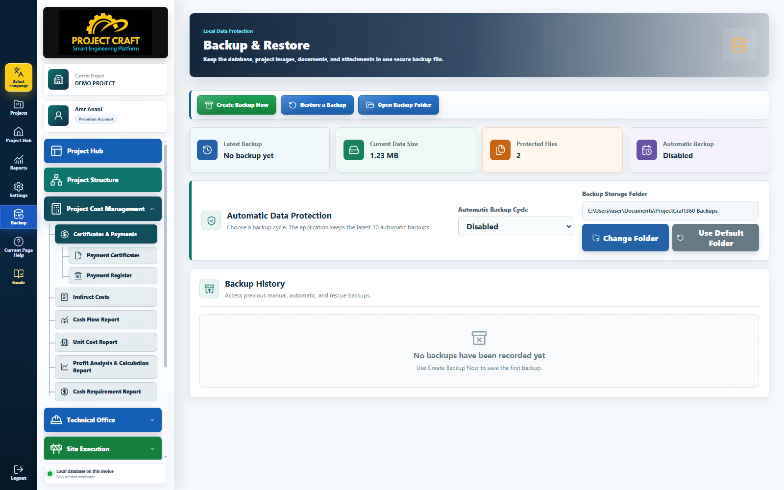 Backup & Restore